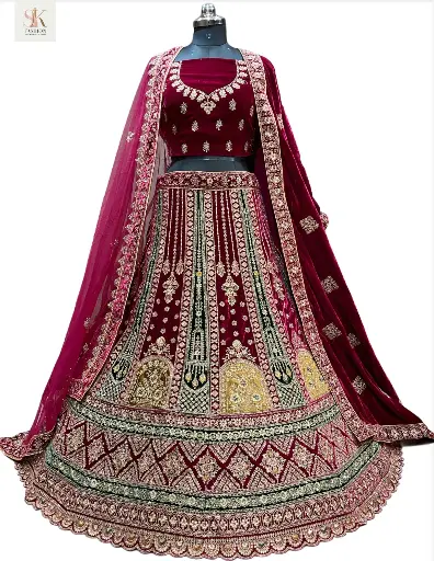 Rajwadi Bridal Lehenga