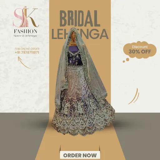 [12800SUMI] BRIDAL LEHNGA 12800SUMI