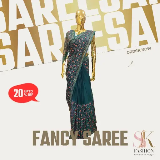[12660ta] Fancy saree 12660ta 