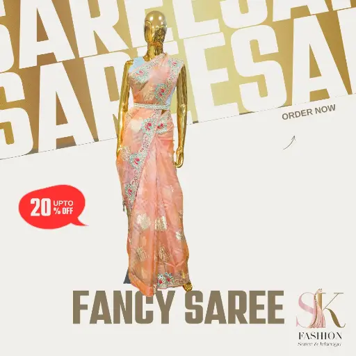 FANCY SAREE 12852sumi